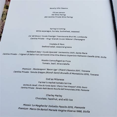 menù gucci osteria da massimo bottura